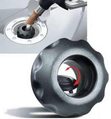 Easycap Tankdeckel Tanken wie in der DTM und Formel 1 Schraubverschluss (Schwarz)