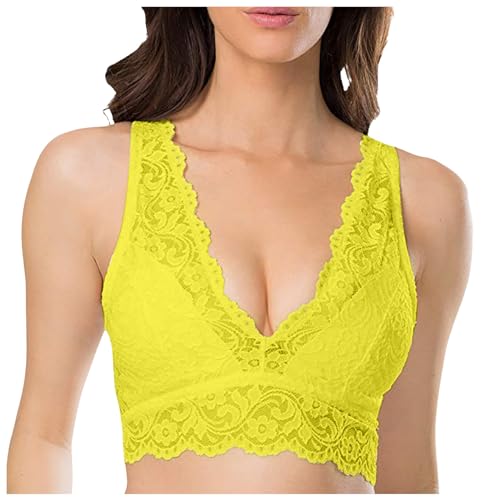 Sujetadores postoperatorios para mujer, brasier antiflacidez, brasier reductor para pechos grandes, brasier nude, absorbe el sudor, brasier para correr, amarillo, XXL