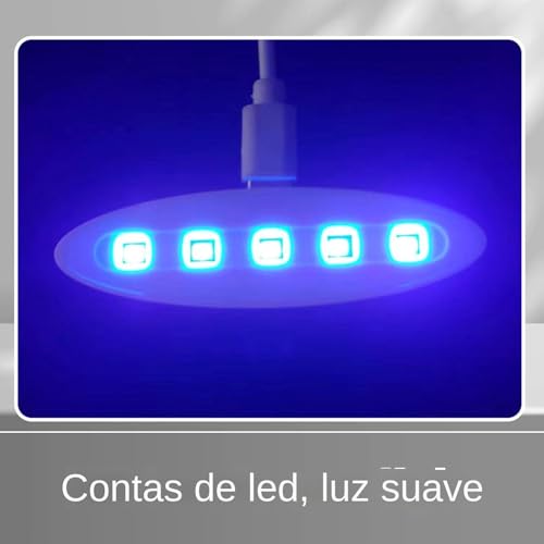 Luz UV em gel de unha, lâmpada de cura para resina, Secador de unhas LED miçangas de lâmpada de cura