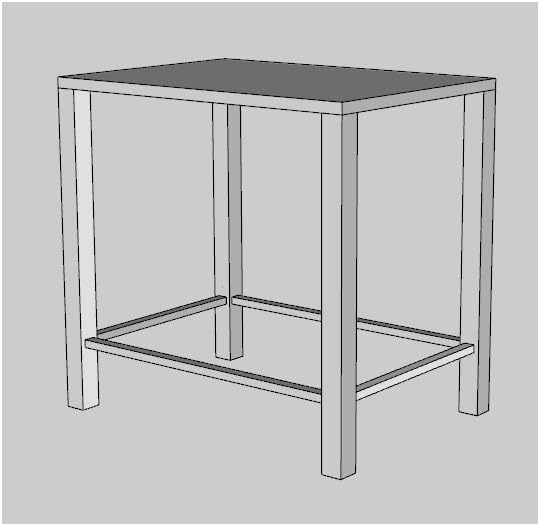 DG DEXAGLOBAL Stainless Steel Food Prep - Commercial Grade Work Table -NO Under Shelf 36�x24�x34� (LBH in Inch)
