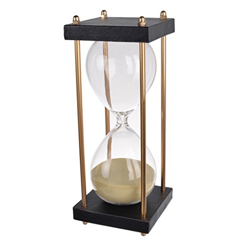 A&B Home, Black & Tan, 4 X 10-Inch Papin 30-Minute Hourglass A&B Home, Black & Tan, 4 X 10-Inch Papin 30-Minute Hourglass