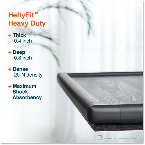 Image of Roving Cove HeftyFit Corner Protector for Baby (12 Large Corners), Heavy-Duty Soft Rubber Foam Furniture Corner Bumper Guards, 3M Adhesive Pre-Taped, Onyx Black