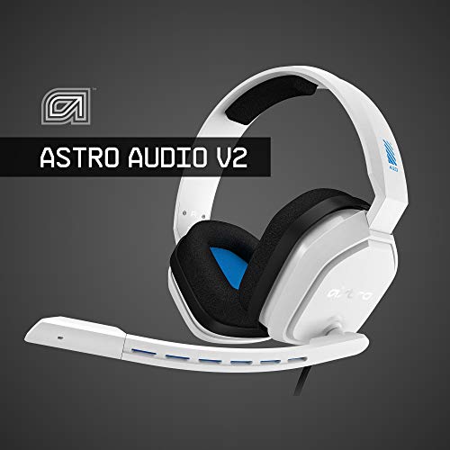ASTRO Gaming A10 Cuffie Gaming Cablate con Microfono, Leggere e Resistenti, ASTRO Audio, Dolby ATMOS, Jack 3,5 mm, per Xbox Series X|S, Xbox One, PS5, PS4, Nintendo Switch, PC,Smartphone - Bianco/Blu - Cuffia gaming - Immagine 3