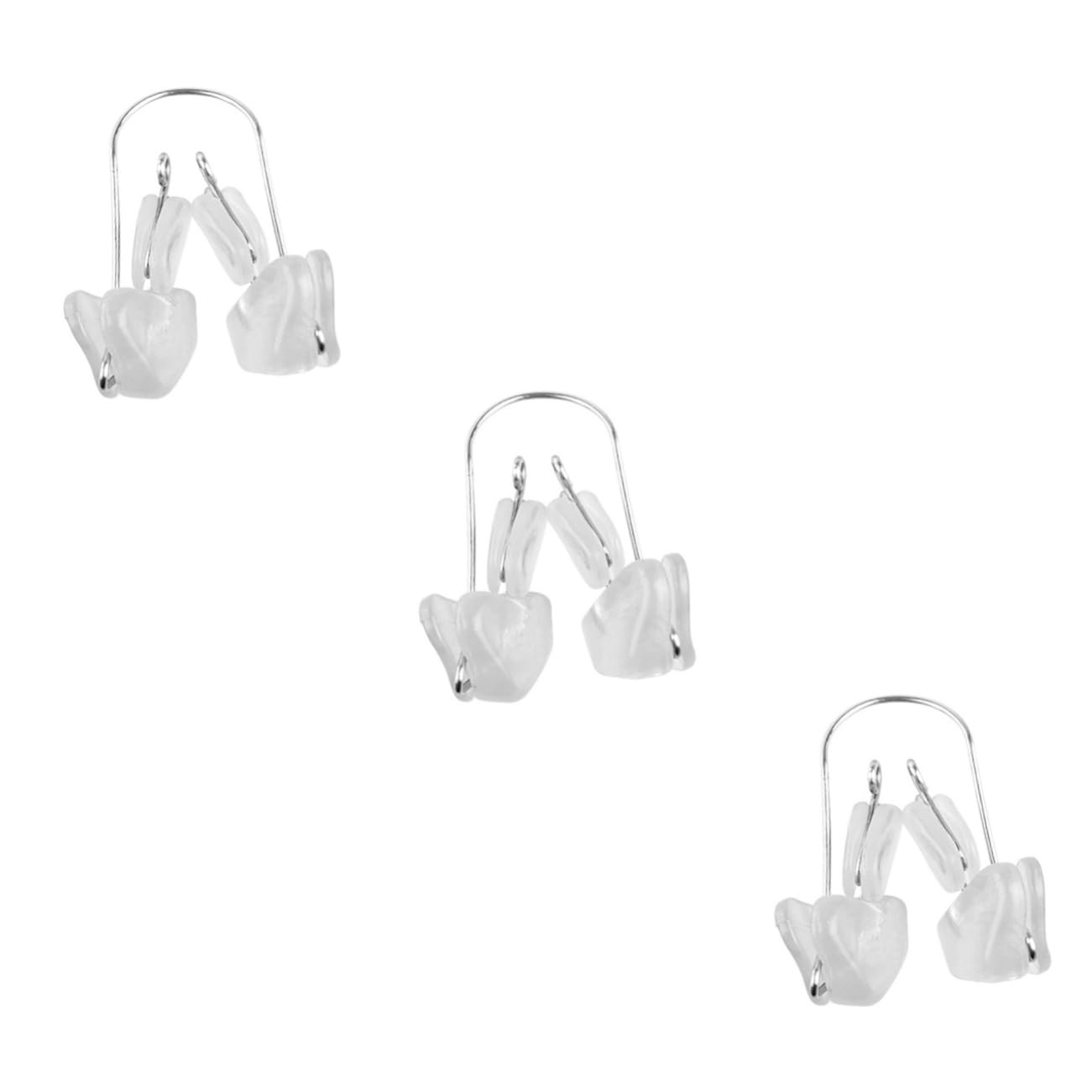 Housoutil 3pcs Nose Shaping Clip Beauty Tool for Women Nose Lifting Comfortable Fit Daily Use for Straightening and Enhancing Shape