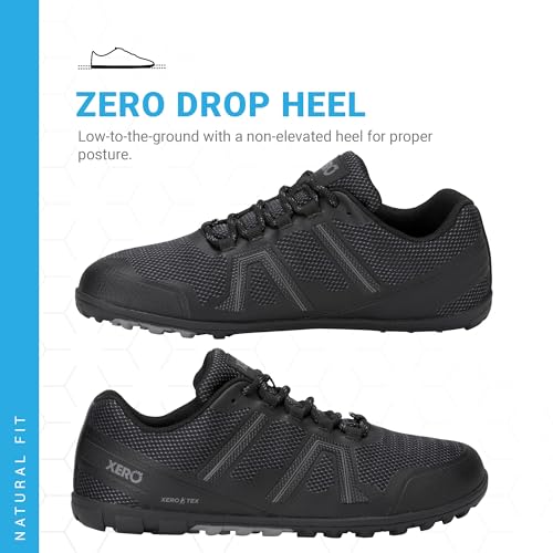 Xero Shoes Men's Mesa Trail Waterproof Barefoot Trail Run Shoe3
