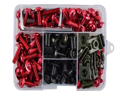 Boulons de carénage rouge CBR1100XX pour l'entretien de votre moto dans le garage