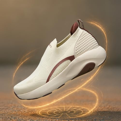 Image of Neeman's Begin Walk Ease Unisex Slip-On Shoes | Lightweight Breathable Knit Sneakers with Cushioned EVA Sole with Natural Rubber | Comfortable Walking, Travel & Everyday Casual Footwear