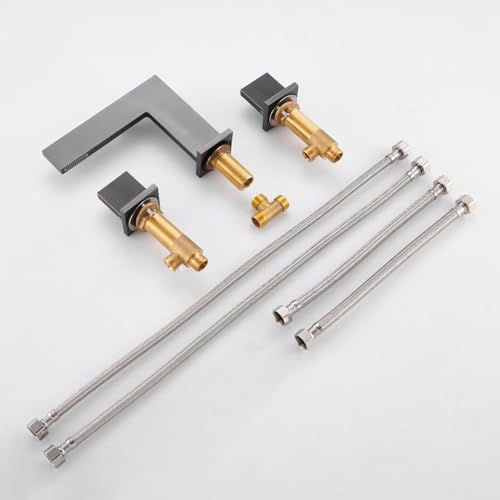 Robinet de lavabo 3 trous à double commande pour un dosage parfait chaud froid
