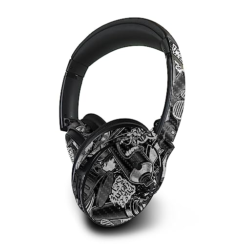 Image of MightySkins Skin Compatible with Bose QuietComfort 45 Headphones - Puppy Fall | Protective, Durable, and Unique Vinyl Decal wrap Cover | Easy to Apply, Remove, and Change Styles | Made in The USA