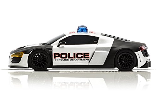 Audi R8 Police Car Scalextric C3932 réplique fidèle de collection 1/32