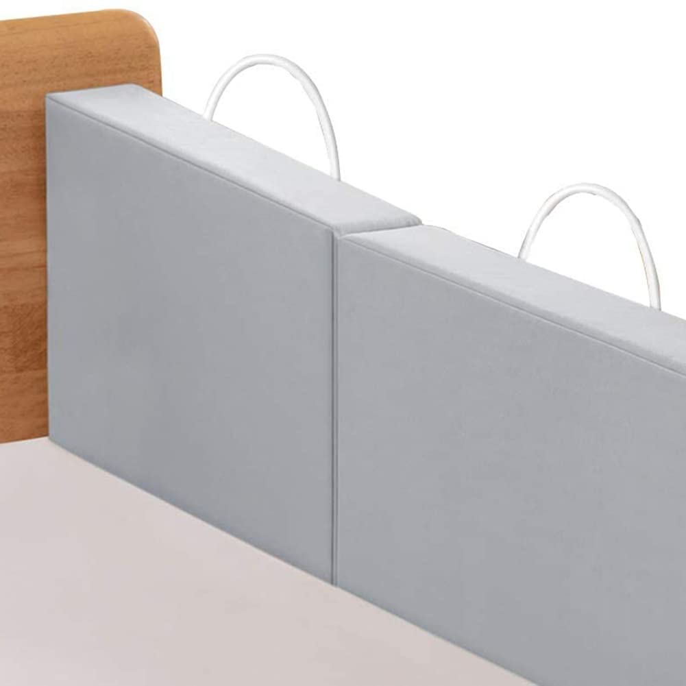 Barandilla de cama anticaída de 60cm con altura ajustable para niños pequeños y adultos