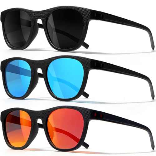 AWGSEE 3 Pack Polarized Sports Sunglasses for All