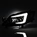 AKKON - For 2008-2014 Subaru Impreza WRX STI [HID Type] LED DRL Tube Black Bazel Projector Headlights LH+RH Pair