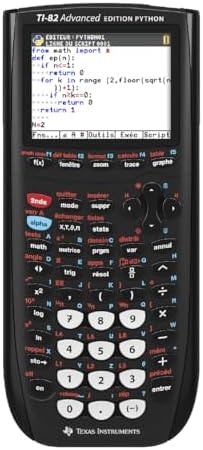 Texas Instruments TI-82 Advanced Edition Python Graphic Calculator ...