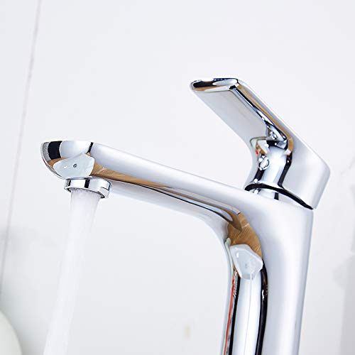 Robinet à trou de salle de bains en cuivre pour vasque moderne FBSHAD