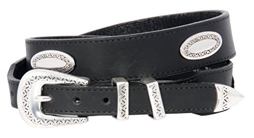 Brighton Big Men's Taper Concho Belt (Black 38)