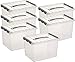 Produktbild Sunware Aufbewahrungsbox - 6 Boxen à 22 Liter im Set / 40 x 30 x 26 cm mit Clic-Verschluß und Tragegriff