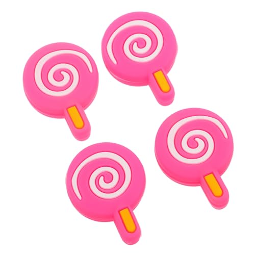 SOPOTUTU 4piezas Amortiguadores Tipo Piruleta De Silicona para Raquetas De Tenis Reducción De Vibraciones para Jugar Tenis La Pista o Practicar Casa