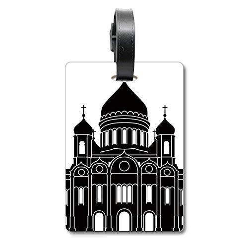 Étiquette valise cathédrale de Moscou pour éviter les bagages perdus