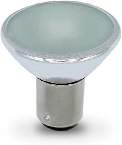 lumenivo Bombilla elevadora MR11 de 12 V, 20 W, bombilla de repuesto de vidrio esmerilado, bombilla halógena de bayoneta (BA15D), se puede utilizar