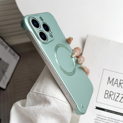 Coque rigide iPhone 16 Pro vert mat pour un usage quotidien minimaliste - 3
