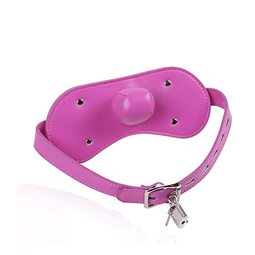 wuqiyao Tethered Leather Mouth Plug Sponge Mouth Adjustable with Lock Female Adult Products