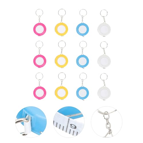 Cinta Métrica Mini Llaveros Color Candy DOITOOL 12 Pcs miniatura 6