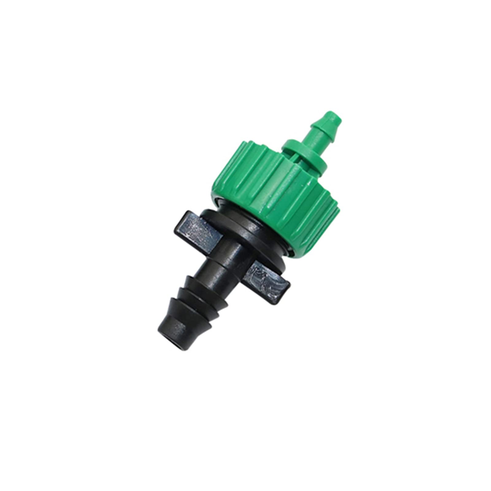 Garden Plumbing Garden Straight Connector Kit with 4mm Or 8mm Barbed Connector 10 Sets of Greenhouse Irrigation Hose Quick Connector (Color : Black)