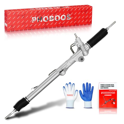 PHOBOOS Hydraulic Power Steering Rack and Pinion Assembly Compatible with