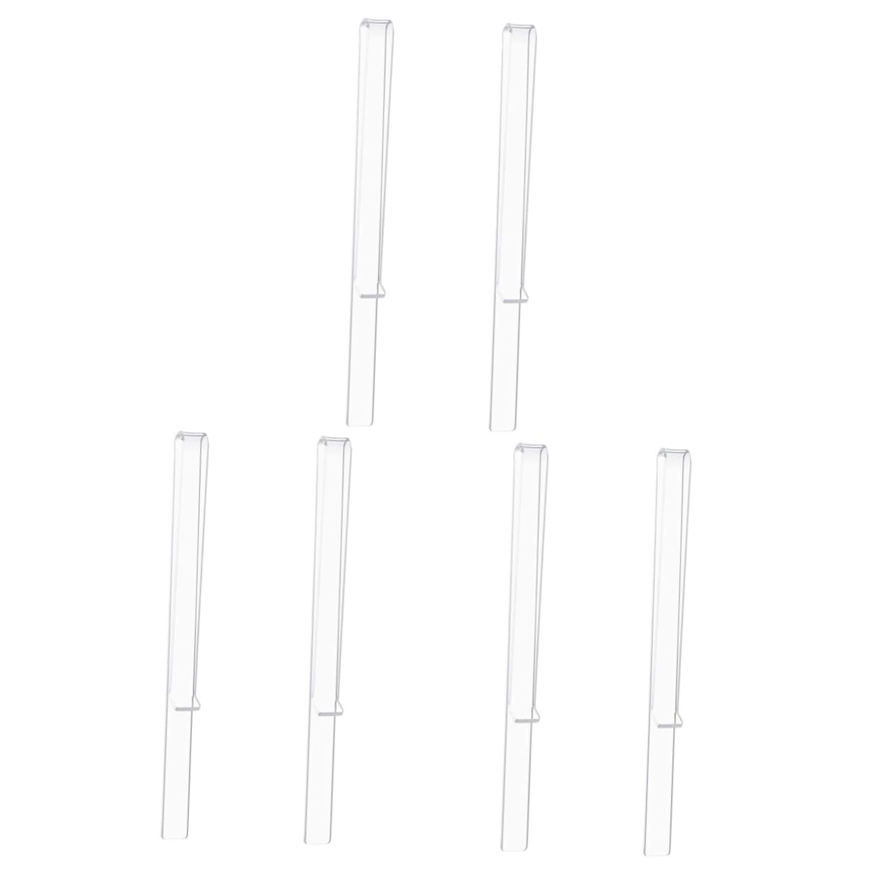 VICASKY 3pairs Acrylic Music Clips Sheet Music Clip Page Holder for Wind Page Sheet for Stationery Use