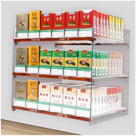 Multifunctional Automatic Cigarette Pusher Shelf for Market Store Retail，Convenience Store Cigarette Shelf Cigarettes Organiser Holder, Auto Cigarette Pusher Cigarette Display Holder, Superm