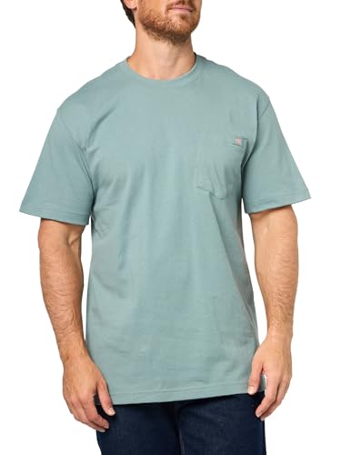Image of Dickies Men's Heavyweight Heathered Short Sleeve Pocket T-Shirt