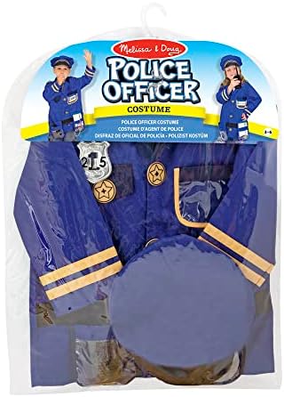 Melissa and Doug Police Officer Role Play Costume Dress-Up Set (8 Pieces) 5 41 8DvQdlfL. AC