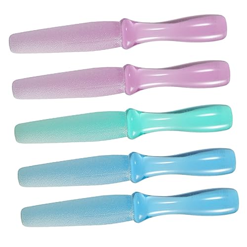 Healeved 5pezzi Raspa Per Piedi in Plastica Raspa Professionale Per Pedicure Rimozione Calli e Duroni Per Piedi Riutilizzabile Adatta Uomini Donne e Anziani