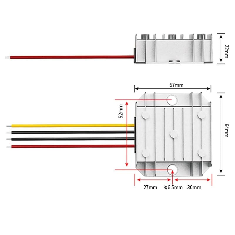 Przetwornica DC-DC 12/5 V 50 W 12 do 5 36 48 DC 24 5A 6A 8A 10A Moduł obniżający(12V24V to 5V 10A)