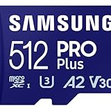 Samsung Memorie MB-MD512SA PRO Plus Scheda MicroSD da 512GB, UHS-I U3, Fino a 180 MB/s