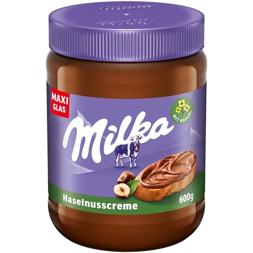 Milka Haselnusscreme Brotaufstrich – 600g Glas