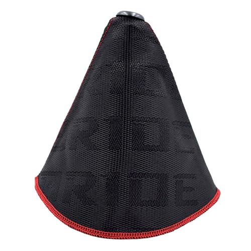 NTNEV Universal Shift Boot Cover Car Shift Knob Dust Cover Fabric Shifter Manual/Automatic Shifter Shift Boot Cover for Protection & Decor Shift Boot Cover (Black)