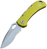 Buck Knives 0722GRX1 Green Serrated Folding Knife with Clip