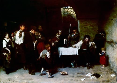 Impresión Lienzo Mihály Munkácsy cuadro de alta definición 60x90