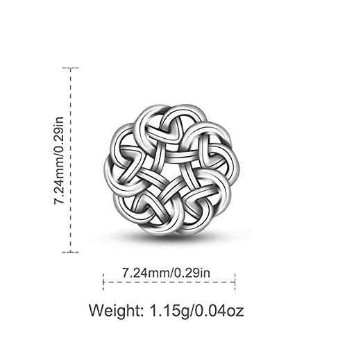 INFUSEU-Pendientes-Mujer-Nudo-Celta-Trinity-Love-Symbol-Love-Eternity-Plata-de-ley-925-Joya-delicada-Amuleto-de-buena-suerte-Regalo-de-buena-suerte-Mujer