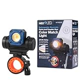 NextLED NT-R3202 Rechargeable Paint Spray Gun Light, CRI 95+ Color Match with 3 Lighting Modes (3000K/4400K/6300K), 450 LM, Mountable & Detachable, Wide Beam, Universal Auto Paint Gun Light Bracket