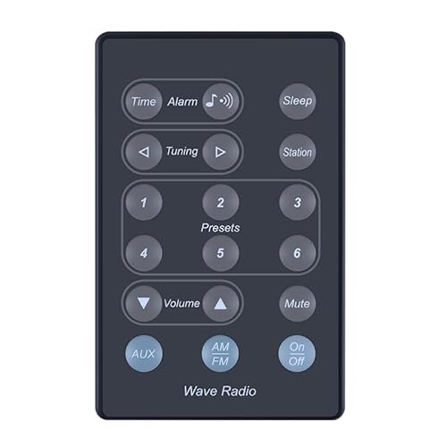 ZWP Replacement Remote Control fit for Bose Wave Radio AWR1-1W AWR1-2W AWR113 AWR131