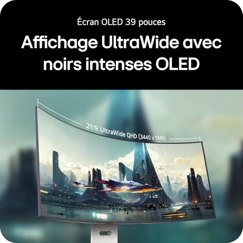 Ecran PC Gamer 39GX90SA W UltraGear 39'' OLED - vue 7