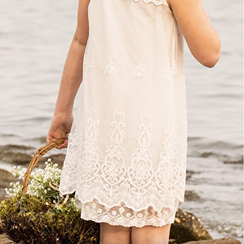 Cutiego Vintage Crochet Lace Dress Flower Girl Dress Toddler Dresses  thumb #4