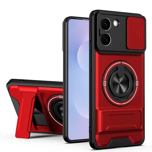 HAONANDE �X�}�z�P�[�X �Ή� OnePlus 15R 5G/OnePlus Ace 6T �����O�t���X�^���h ���C�z�� �X���C�h���J�����J�o�[ �~���^���[�ϏՌ��P�[�X compatible with MagSafe ���C�����X�[�d ��