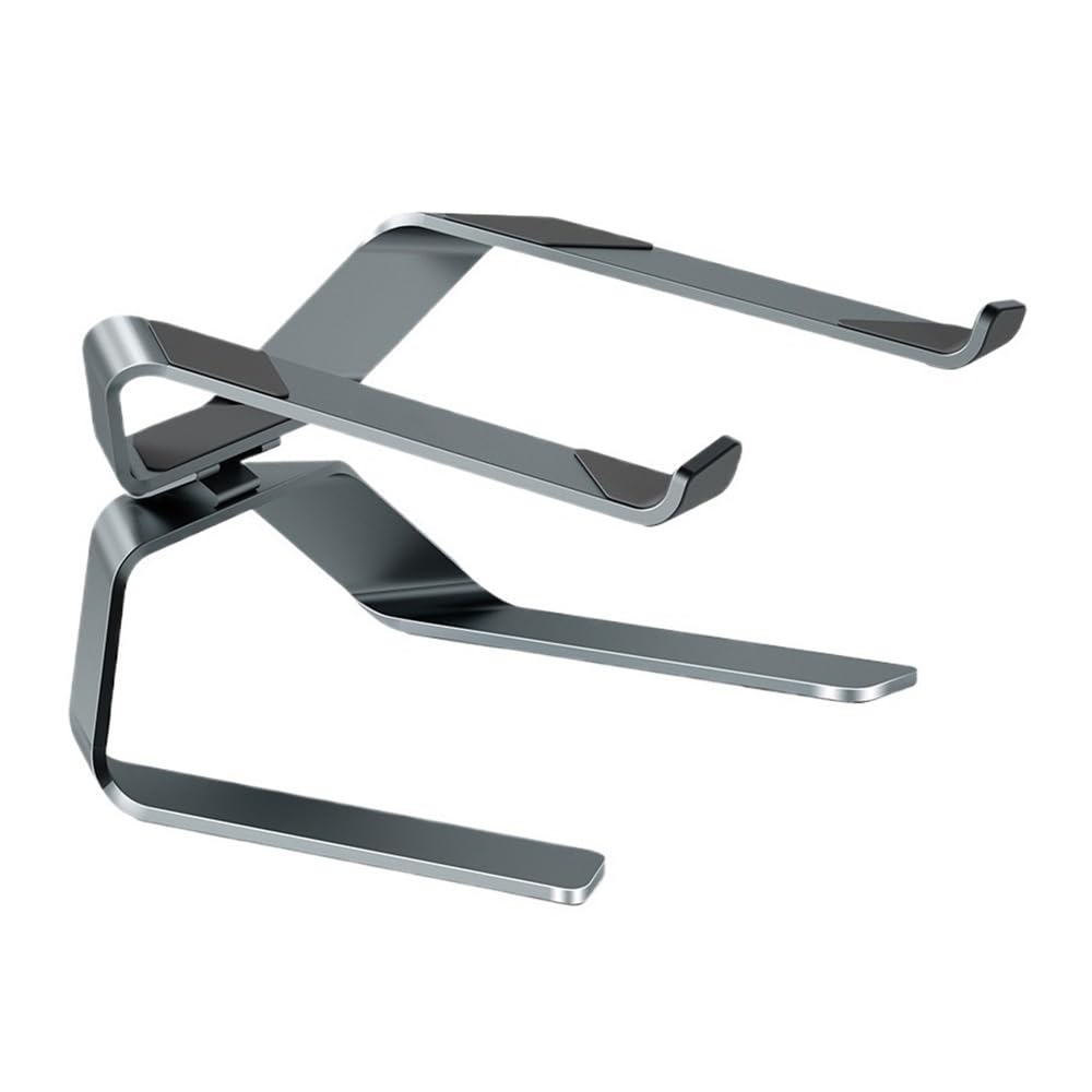 Supporto per laptop, Supporto for laptop regolabile in alluminio, supporto di raffreddamento ergonomico,Accessori per scrivania da ufficio