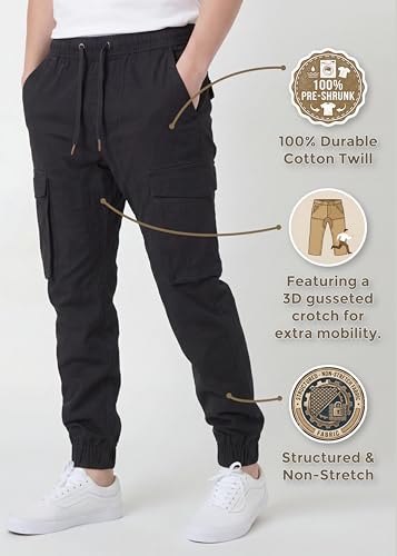 Image of ITALY MORN Cargo Joggers Pants with Pockets for Men