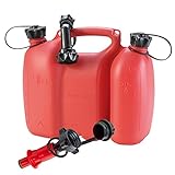 ► Made in Germany ! 通用 Kombikanister rot 3+1,5 Liter Plus Einfüllsystem rot & Ausgiesser Doppelkanister