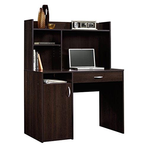 Sauder Beginnings Desk With Hutch, Cinnamon Cherry Finish #TOP3